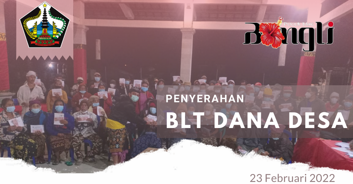 Penyerahan BLT DD I DAN II 